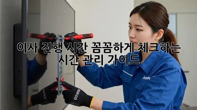 이사 진행 시간: 꼼꼼하게 체크하는 시간 관리 가이드